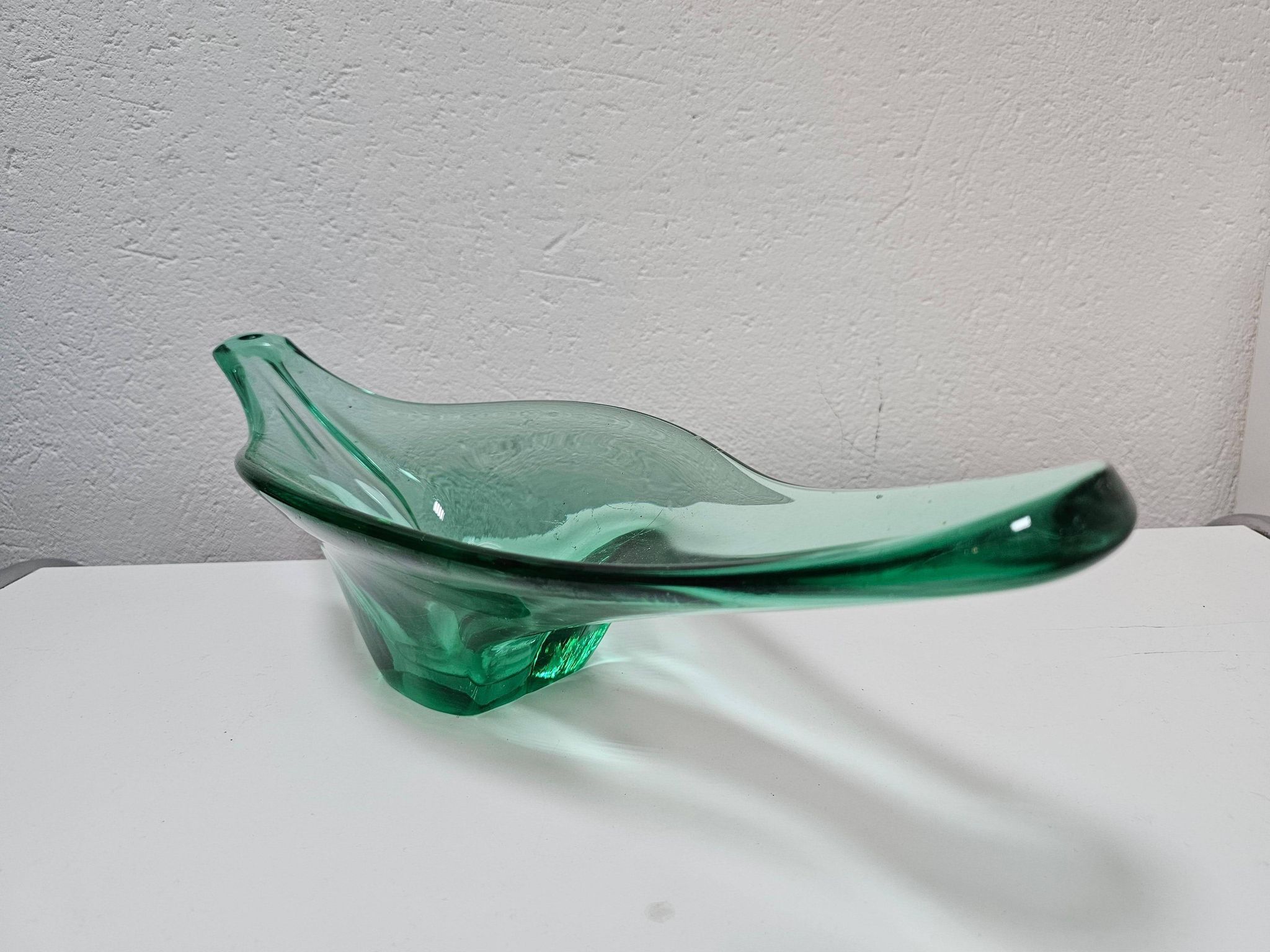 XXL Murano glass bowl in the shape of a gondola, 1960s