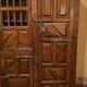 large 6-door Spanish Renaissance oak cabinet - 17th century