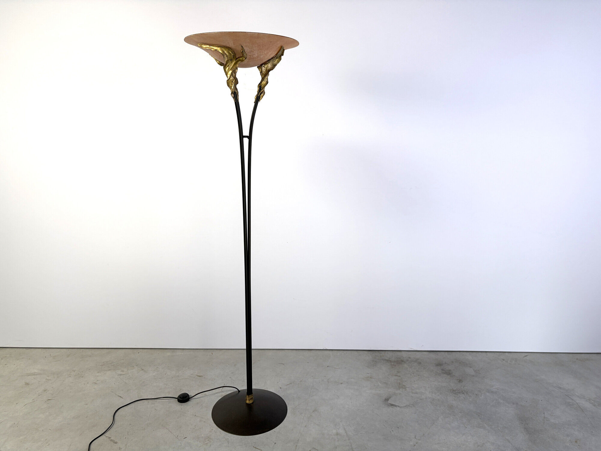 Art deco style floor lamp by Ligne D, 1980s