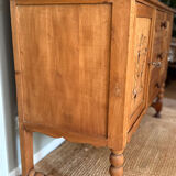 Carved wooden sideboard