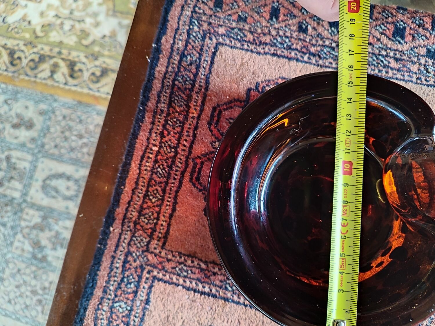 Cigarette ashtray pocket emptier, Murano Vincenzo Nason