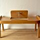 Torck - vintage wooden bed tray with reading tablet - made in belgium - 1950s