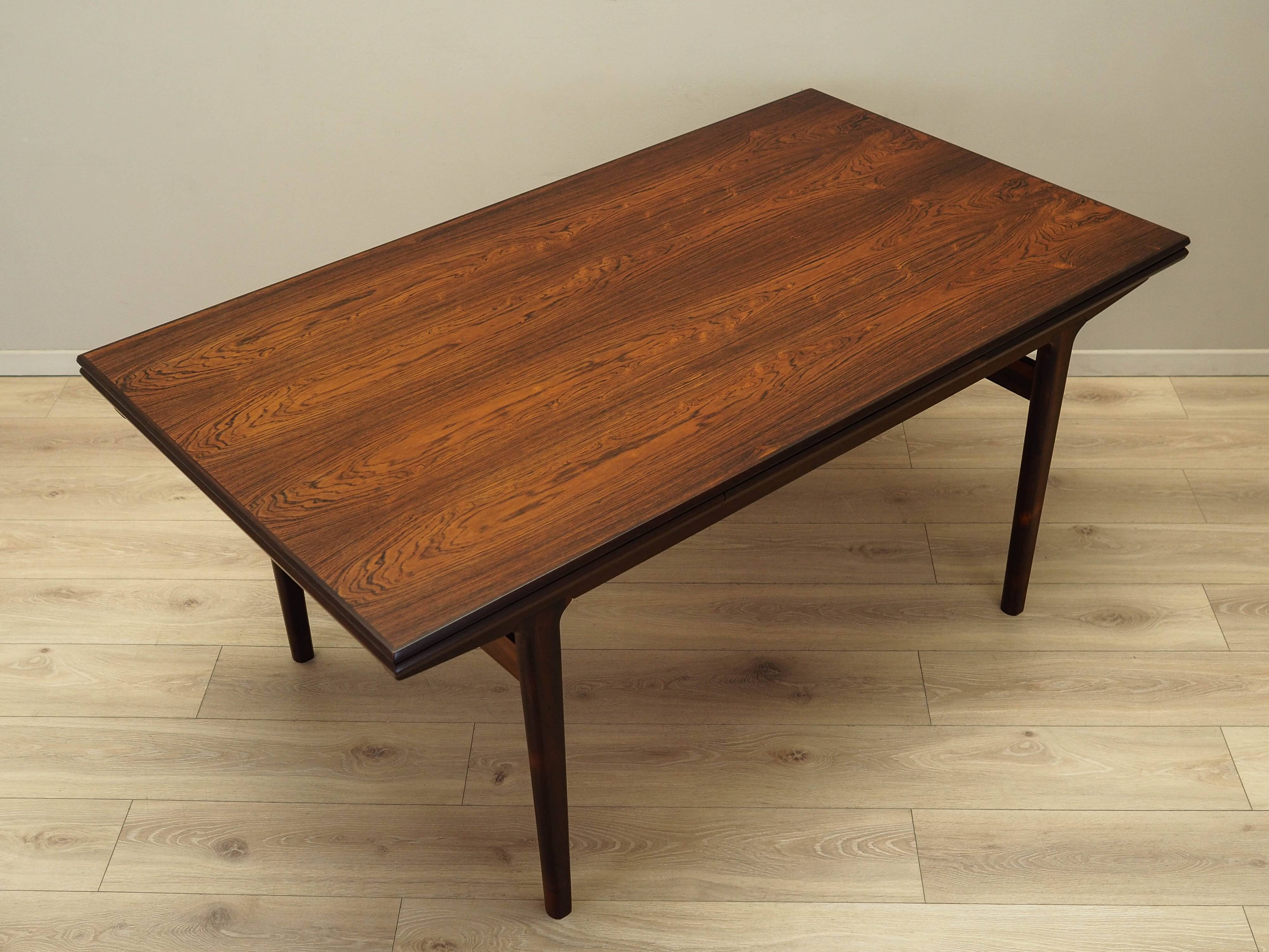 Rosewood table, Danish design, 1960s, designer: Henning Kjaernulf, manufact