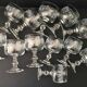 Set 12 verres d’Alsace cristal gravé vin et apéritif