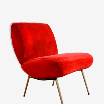 Vintage armchair moumoute "Kiss" by Pelfran 1960