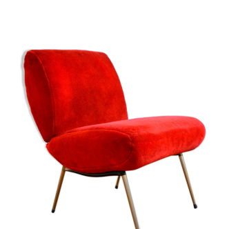 Vintage armchair moumoute "Kiss" by Pelfran 1960