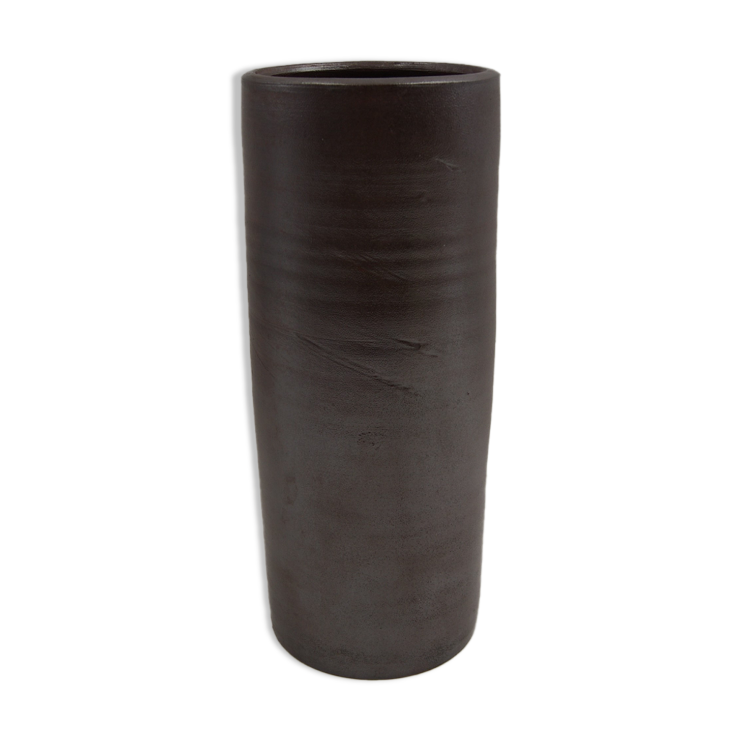 Vase grès rouleau Turgis vintage