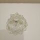 Metal base glass candle holder