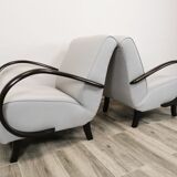 Restored armchairs by Jindrich Halabala