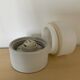 Vintage porcelain and opaline wall lamp from the 60s