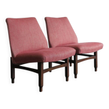 Set of two Italian Side Chairs, 1950s