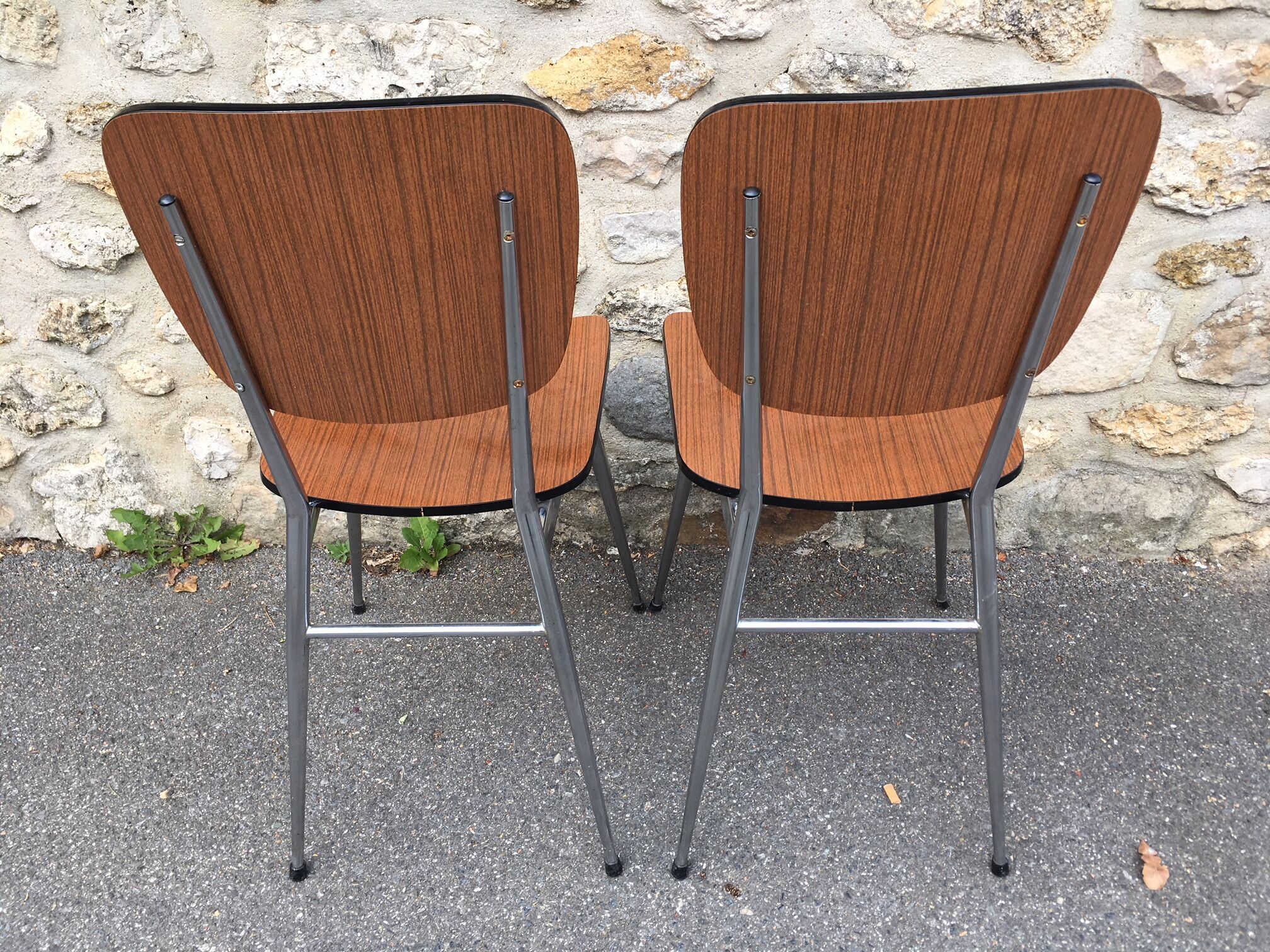Pair of chairs formica supermatic