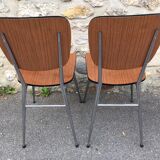 Pair of chairs formica supermatic