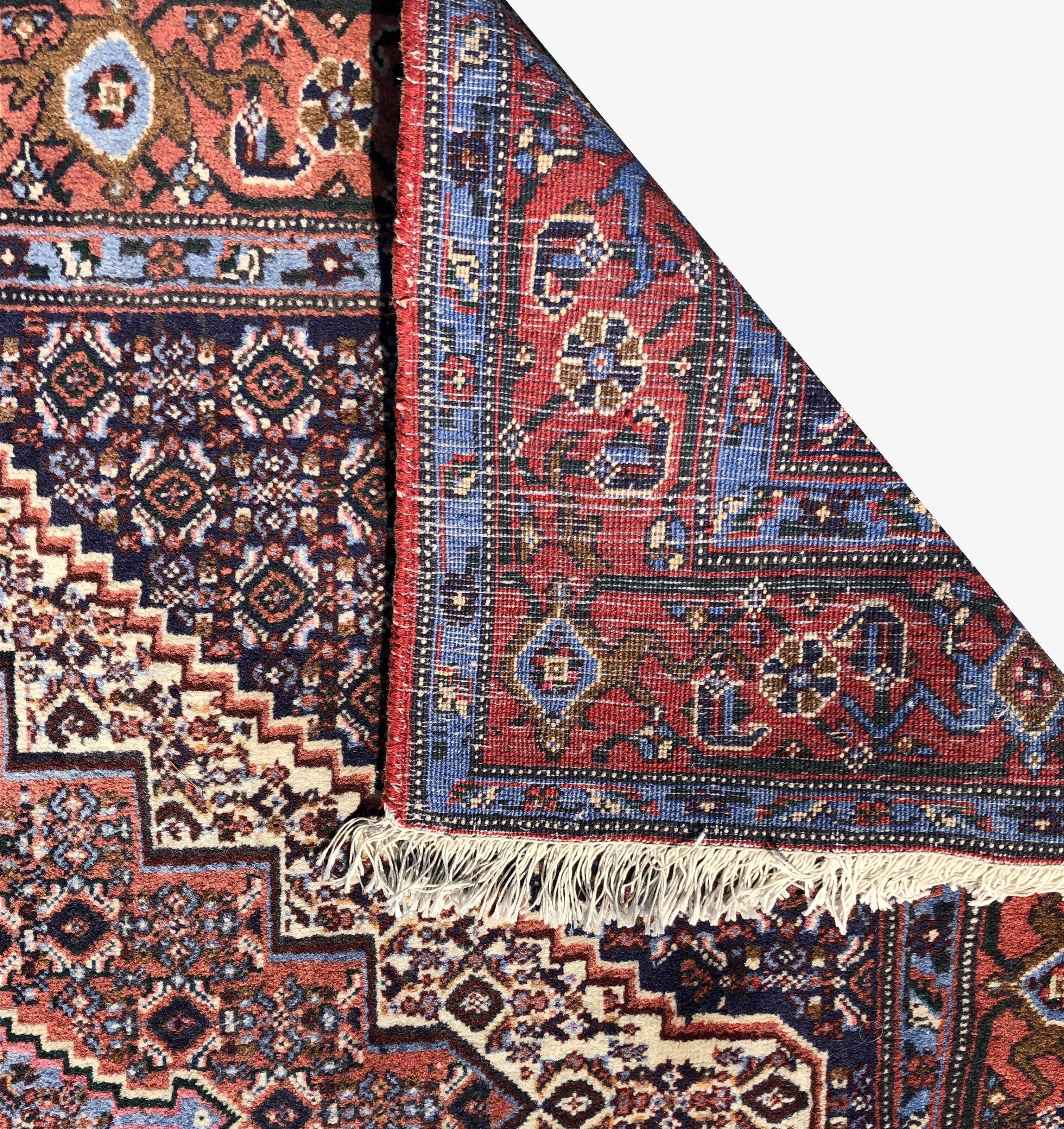Oriental Persian Carpet Iranian Kurdish Tribe SENNEH : 1.25 X 1.60 M