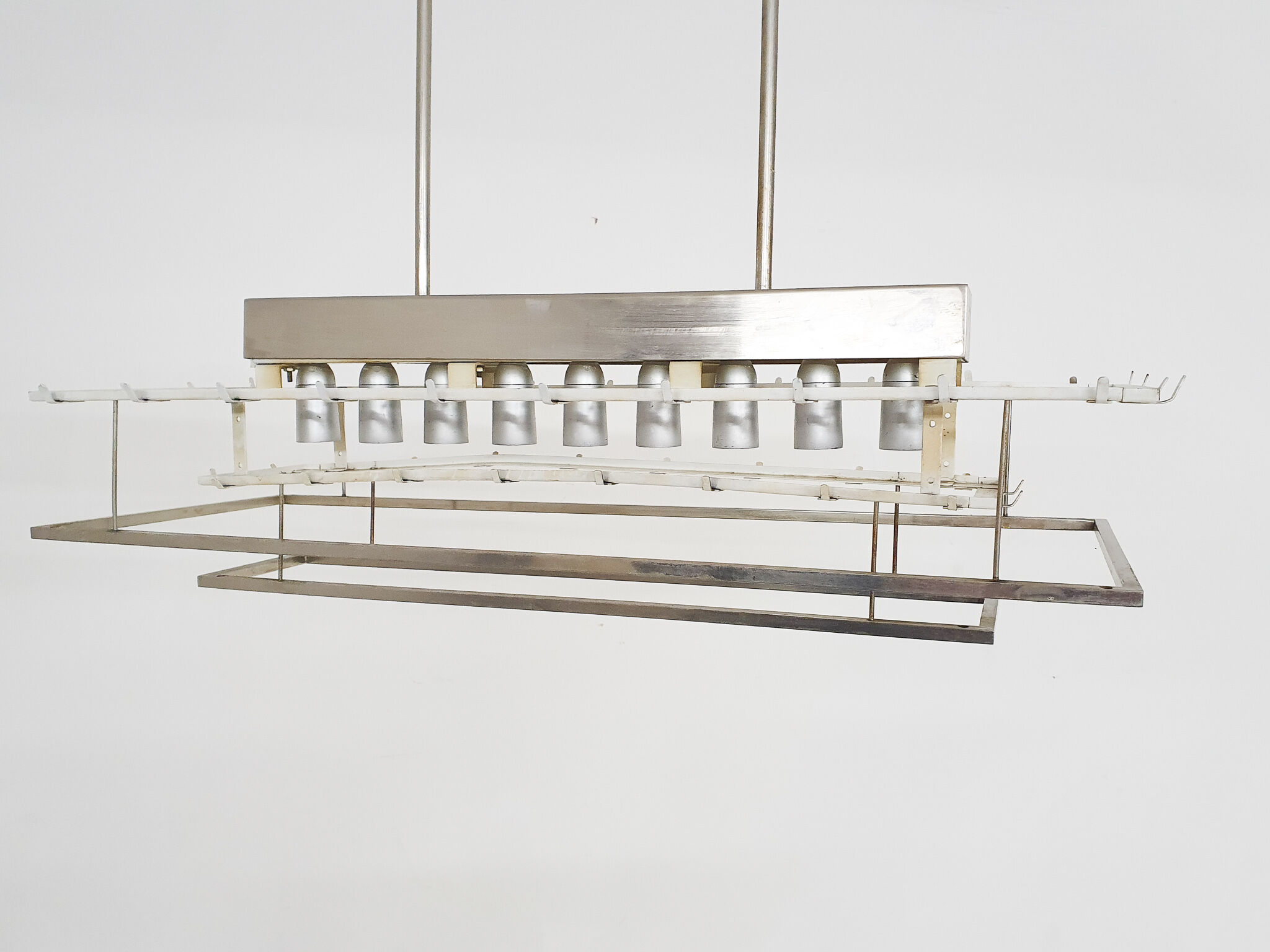Glass chandelier by Doria, Germany 1960s