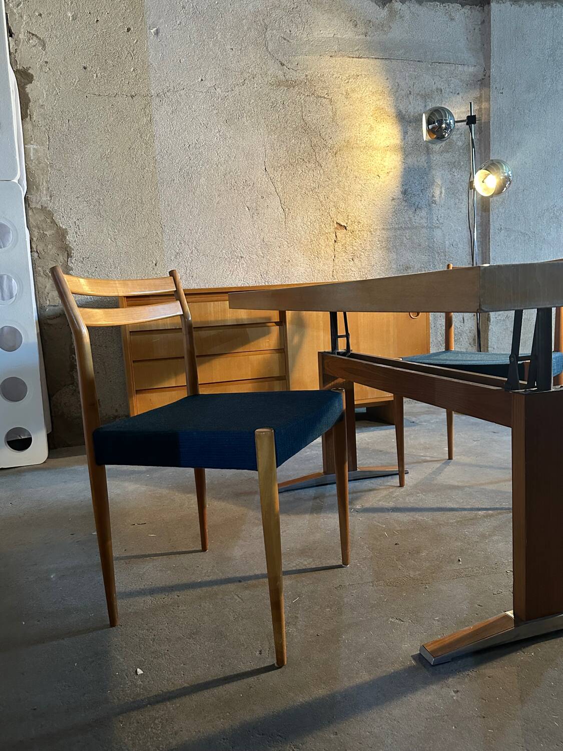 Pair of vintage MÖBEL Tiefel chairs
