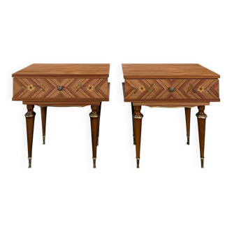 Rosewood bedside table from the 1960s.