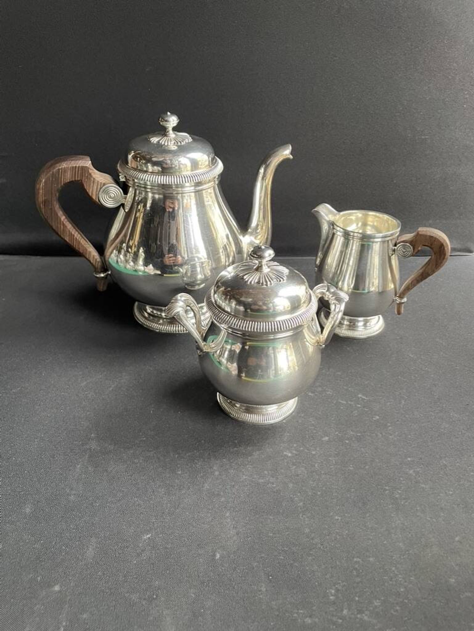Gallia tea service by Christofle model Lauzin