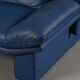 Nicoletti Salotti post-modern leather armchair, Italy 1980s