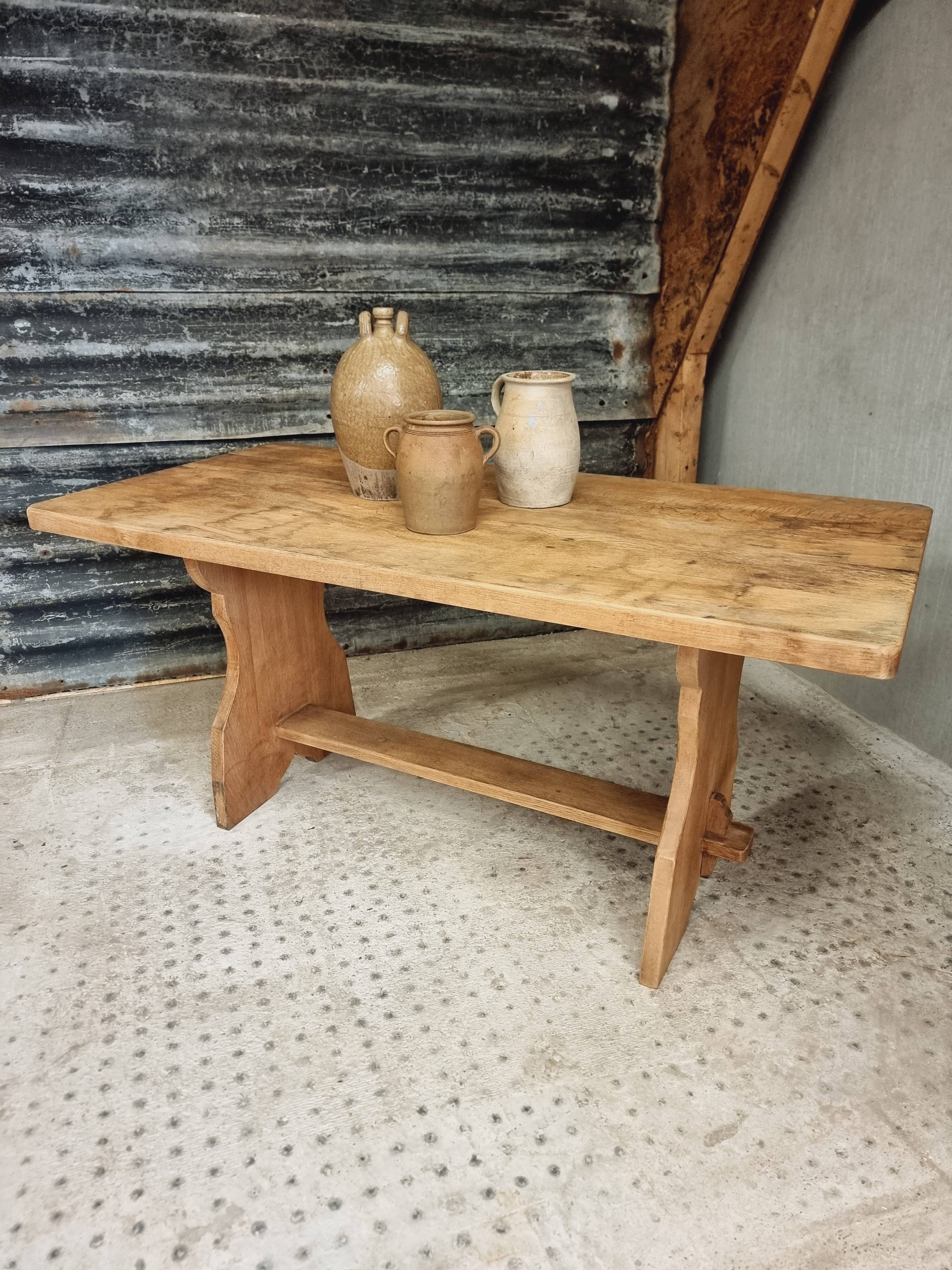 Old oak table dining table monastery table 78 x 160 cm