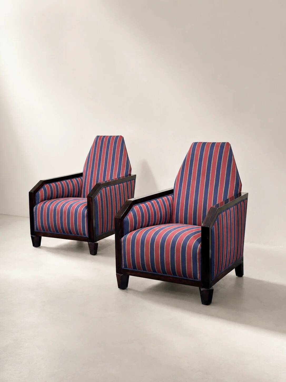 Paire de fauteuils Art Déco de l'École d'Amsterdam