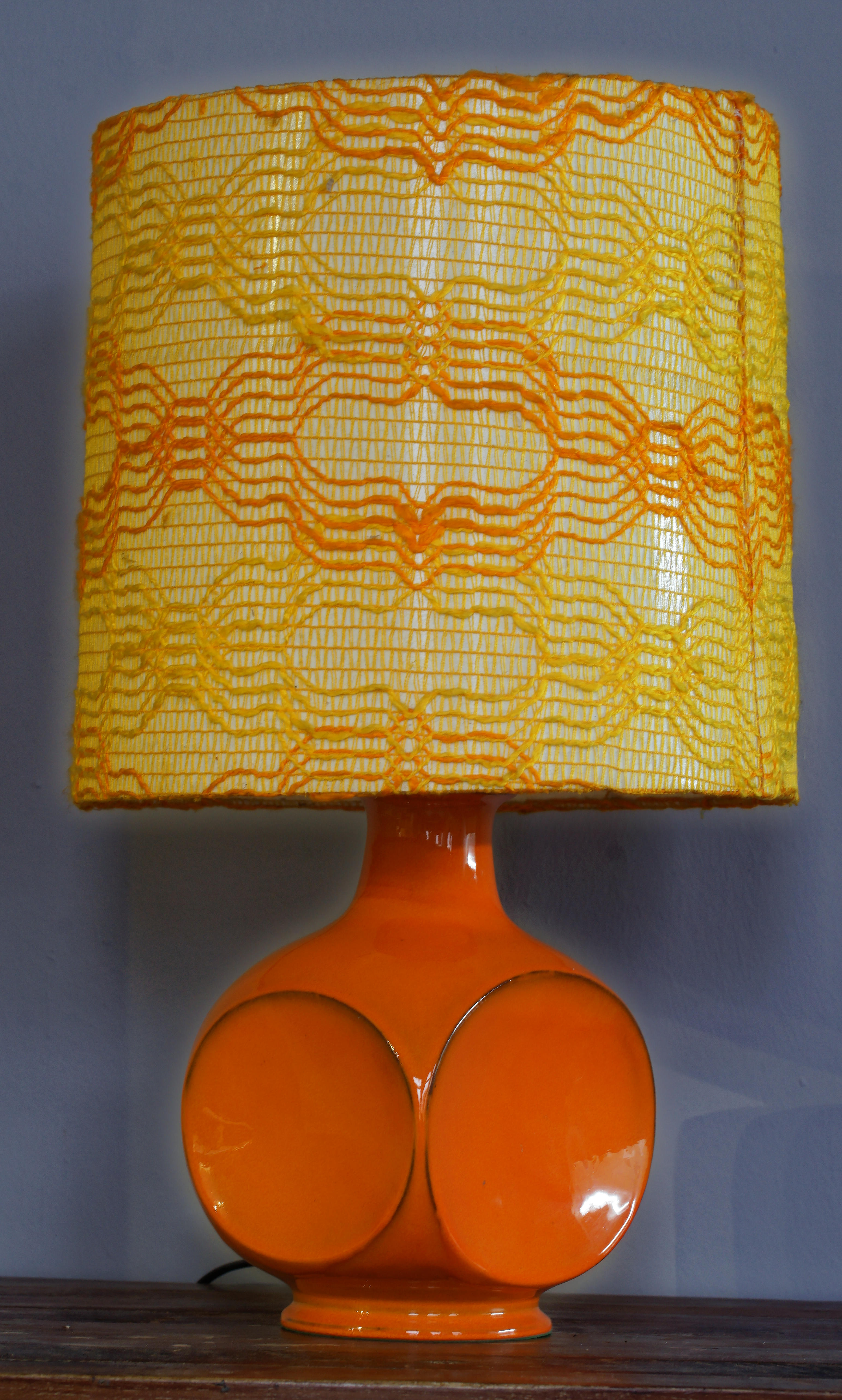 Ceramic Table Lamp by Cari Zalloni for Steuler, 1970s