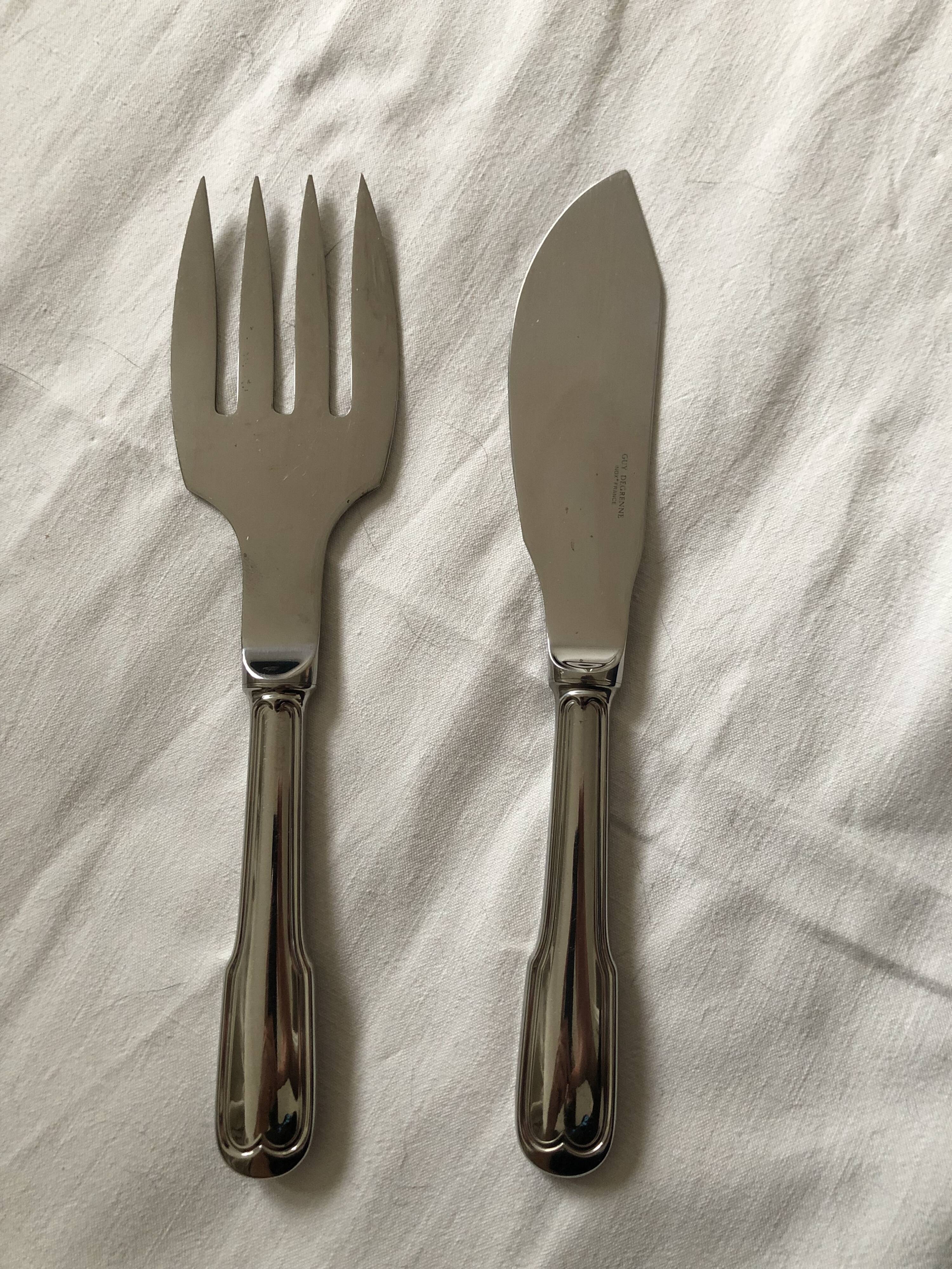 Fish service cover Guy Degrenne