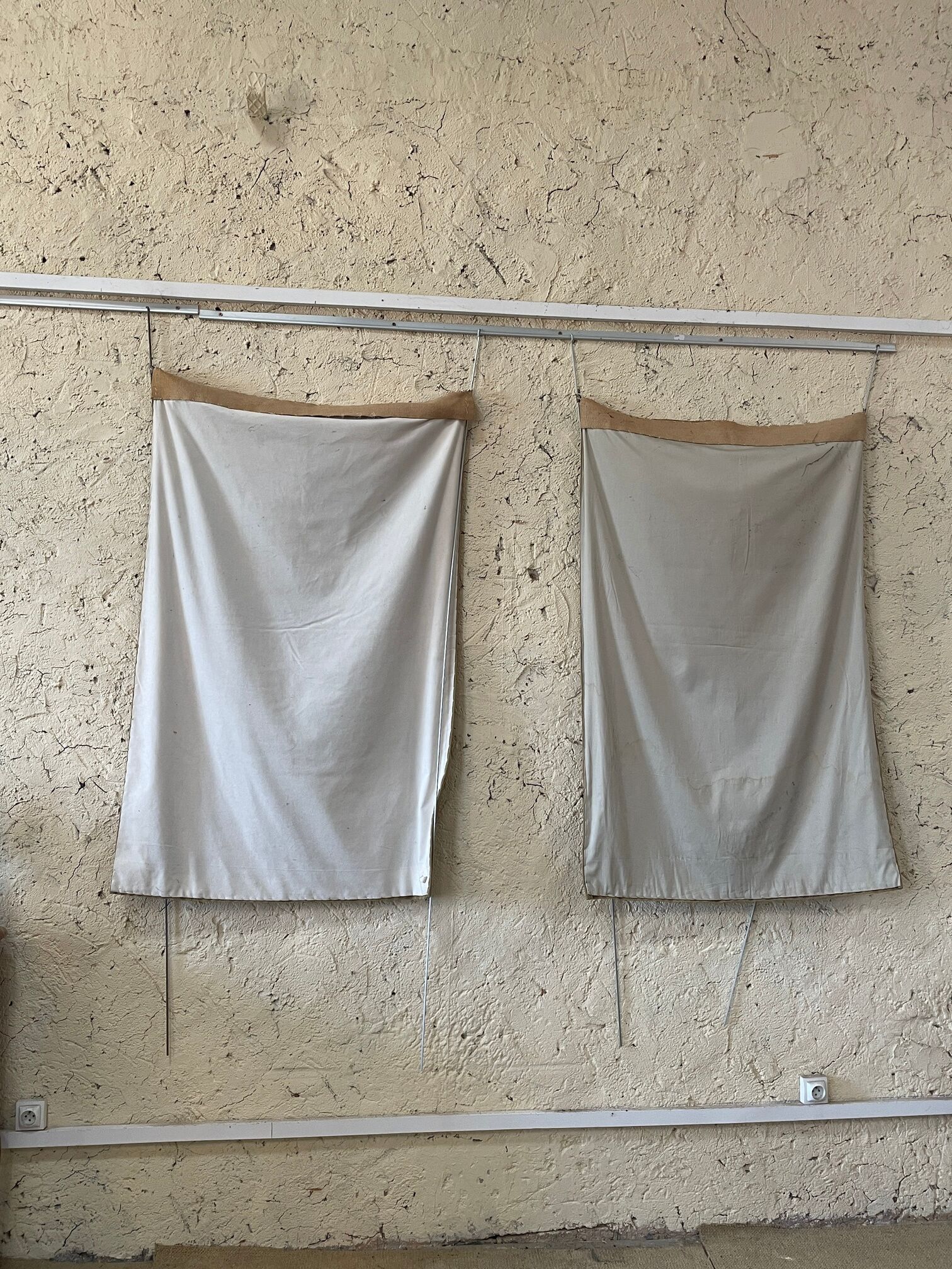 Pair of tapestries style greenery of Aubusson, twentieth century