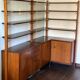 Mid century modern dutch corner wall unit