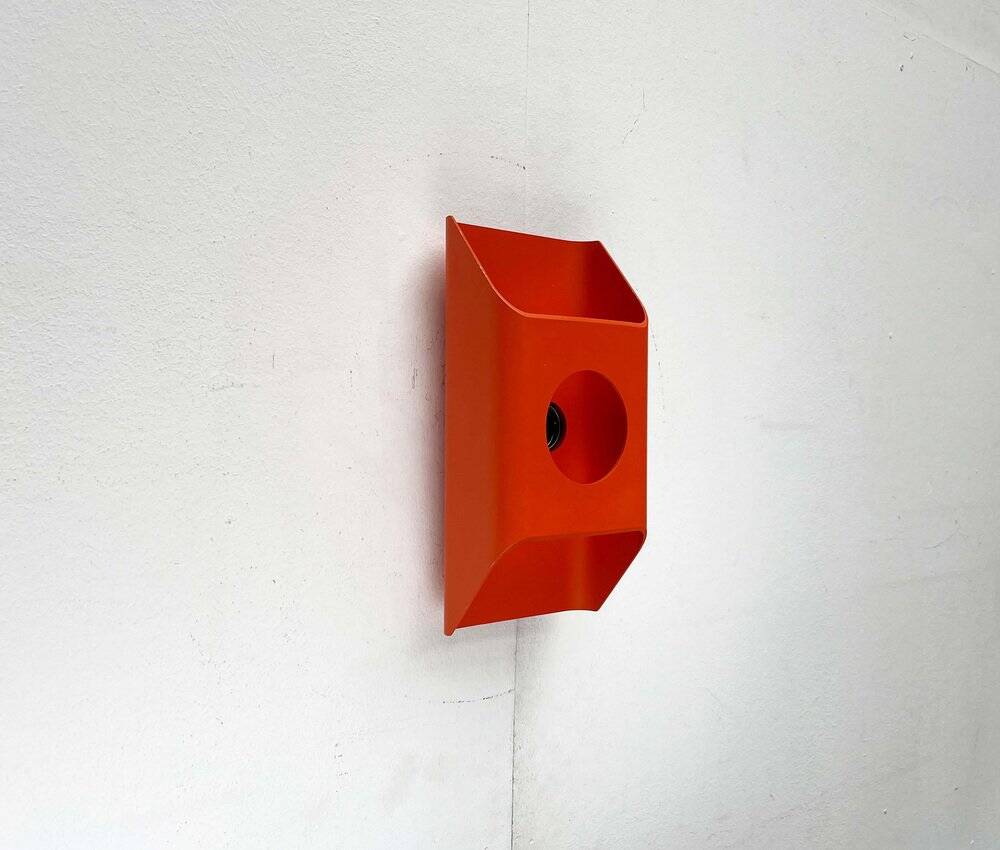 German wall lamp in mid-century space style by Klaus Hempel for Kaiser Leuchten, 1960s.