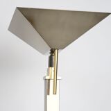 Floor lamp in gilded brass