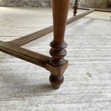 2m walnut drapery farm table