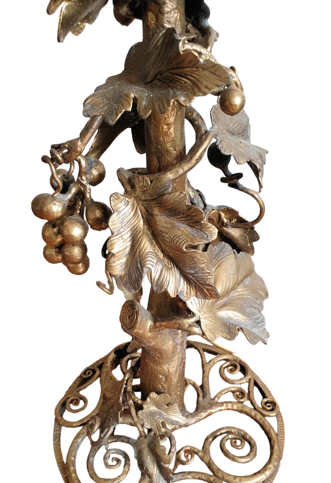 Wrought iron lamp 1900 style