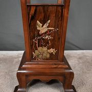 Large Cherry & Walnut Stool, Asian style – Early 20th century
