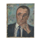 Man portrait painting