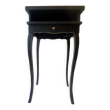 Black and gold bedside table