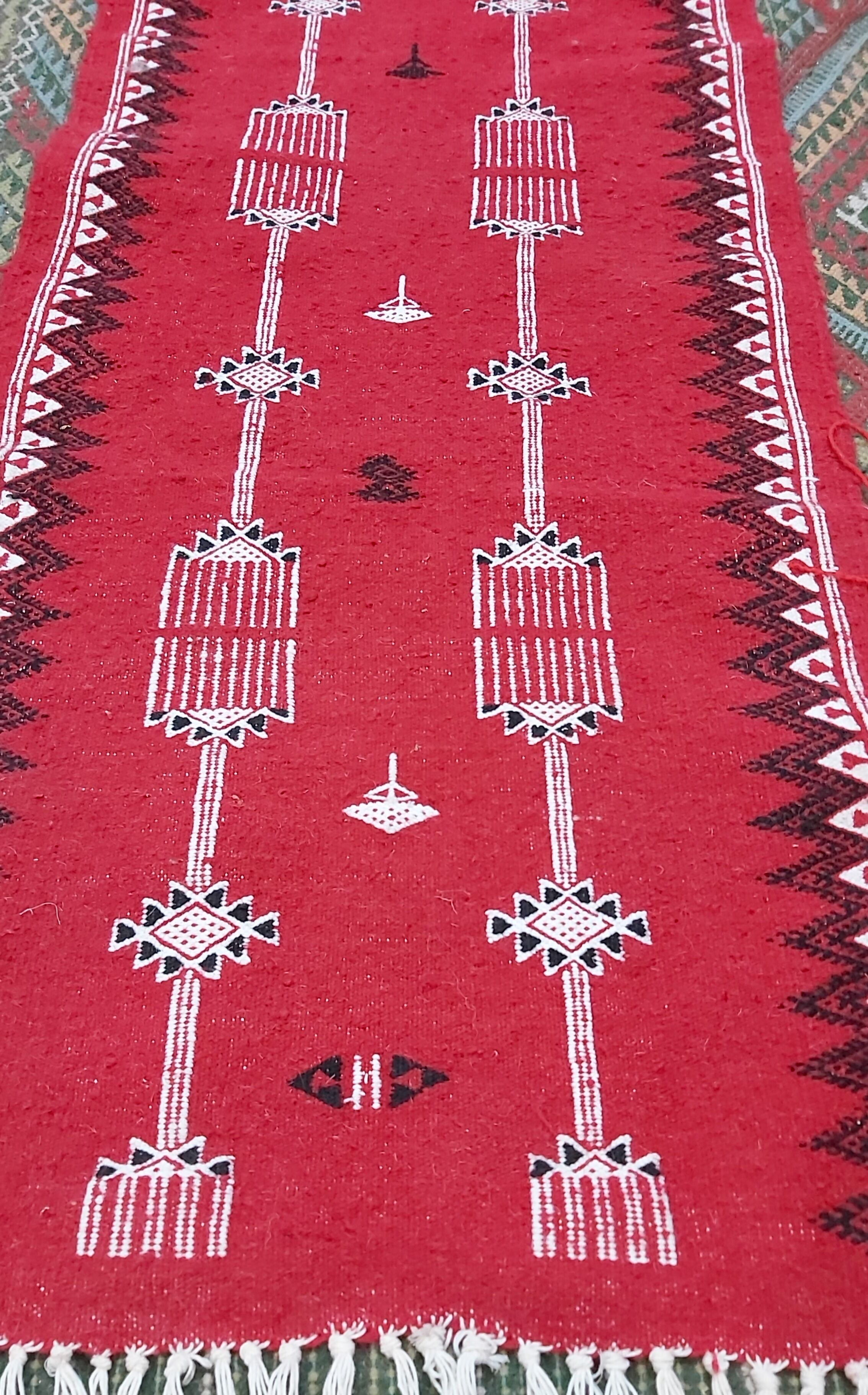 Handmade kilim corridor rug - 194x58cm