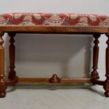 Piano bench in Solid Walnut, Louis XIV style - Mid-19th century