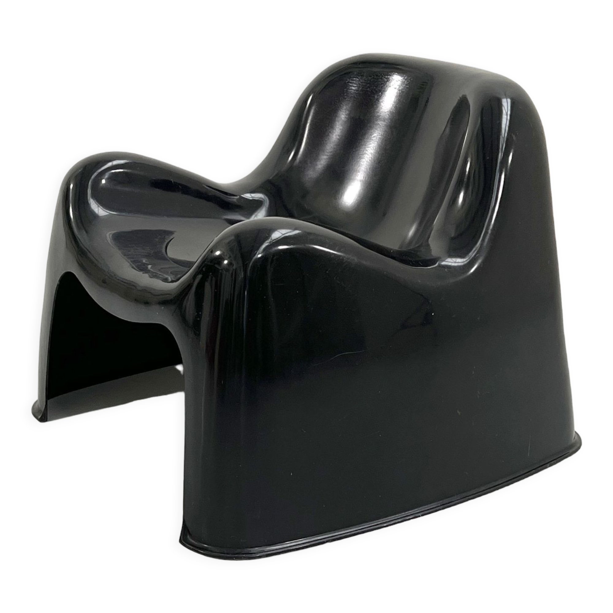 Black "Toga" armchair by Sergio Mazza for Artemide, 1960