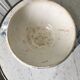 salad bowl Terre de Fer Digoin Sarreguemines model "Planter" late nineteenth