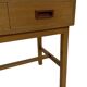 Buffet bas compact vintage en chêne, style années 70.