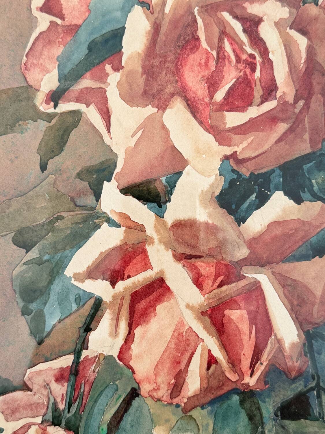 Still life with roses, circa 1930