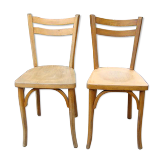 Pair of old bistro chairs