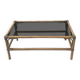 Rattan coffee table