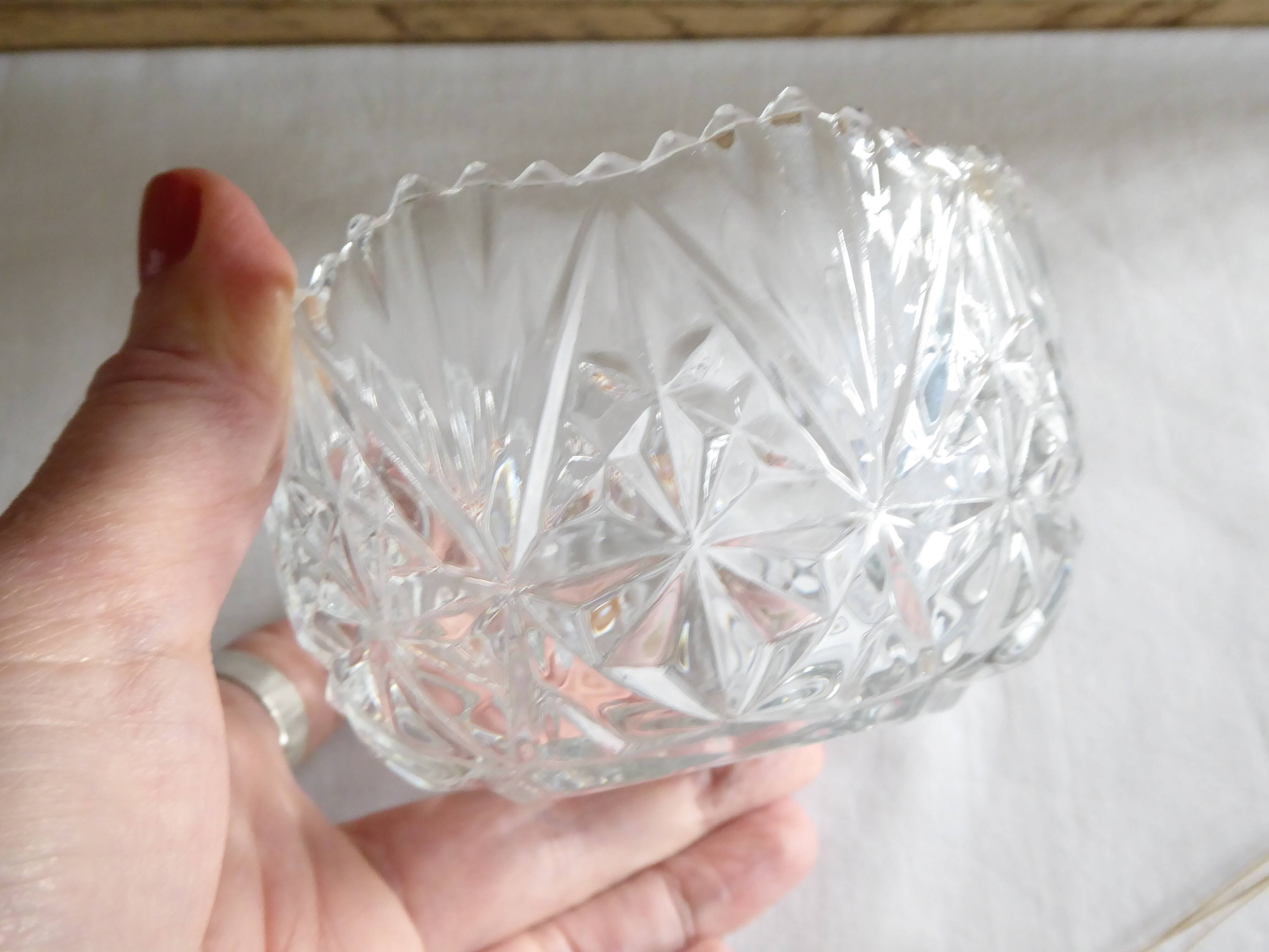 Bonbonniere, Sugar Bowl, Covered Glass Pot