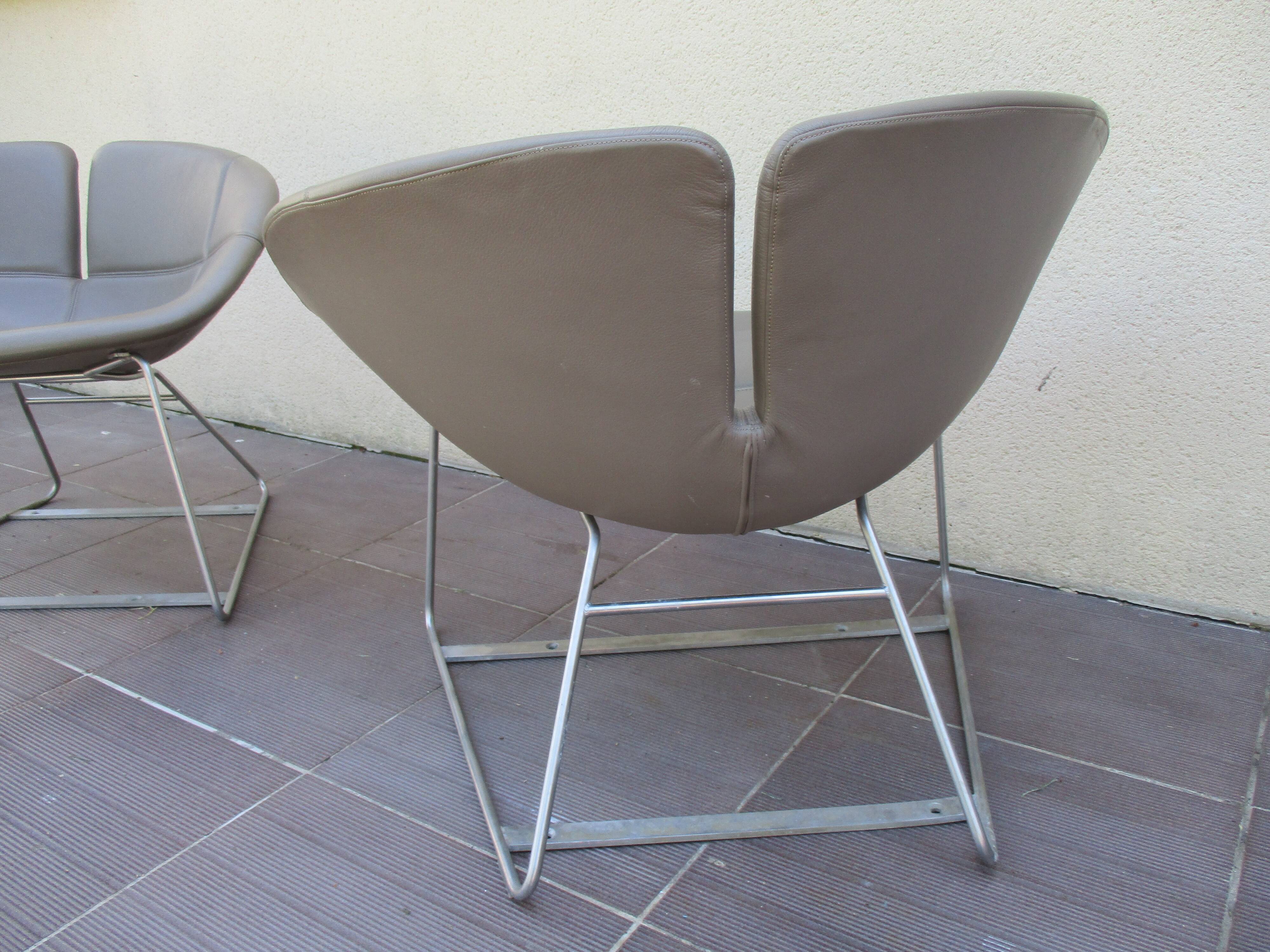 Pair chair design Moroso fjord Patricia Urguiola