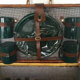 Vintage picnic basket