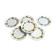Set of 6 dessert plates in German porcelain