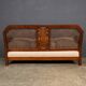 Antique 19thc bergere & dappled walnut suite c.1890