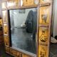 Chinese-inspired wooden mirror